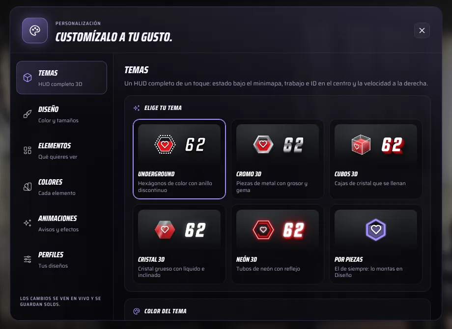 Captura de HUD